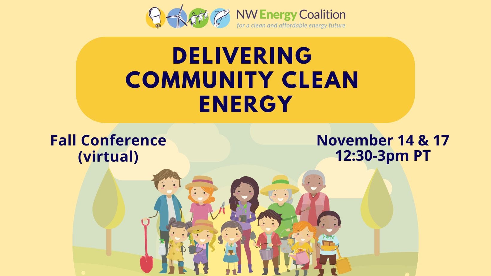 2022 Fall Conference Graphic Delivering Community Clean Energy