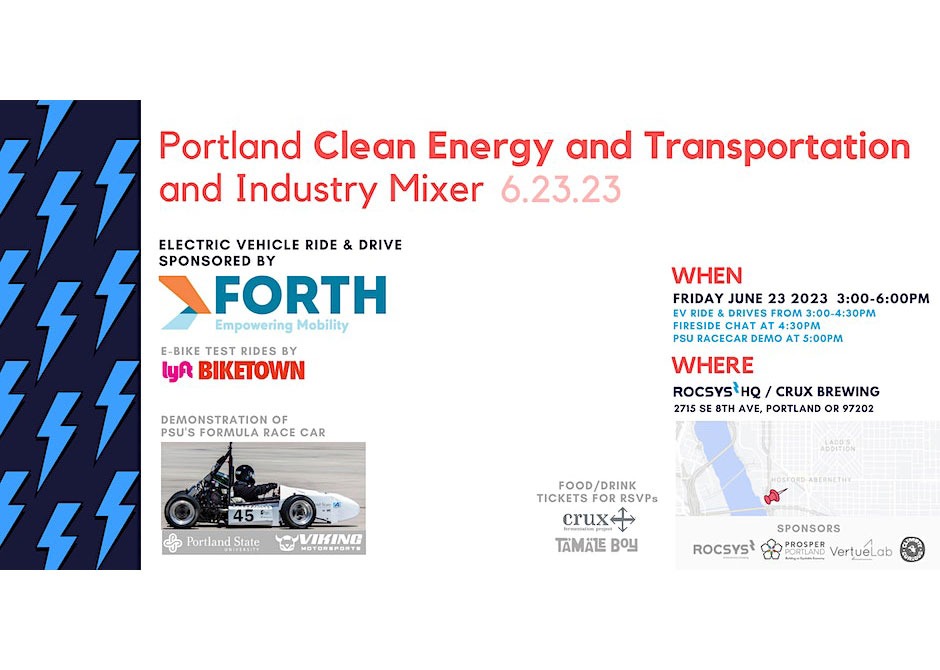 Portland clean energy transportation mixer 2023