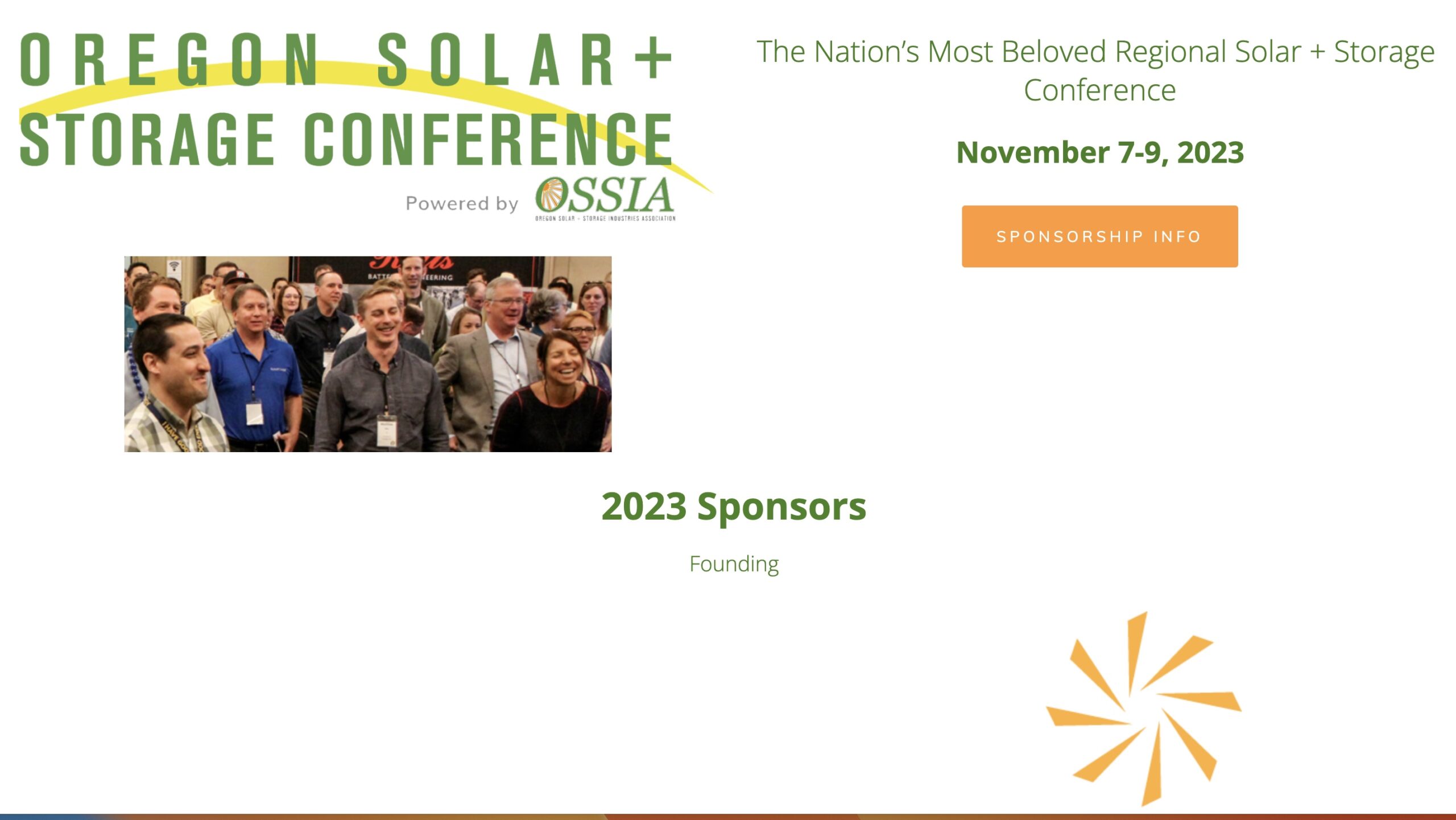 Oregon Solar Storage Conference 2023