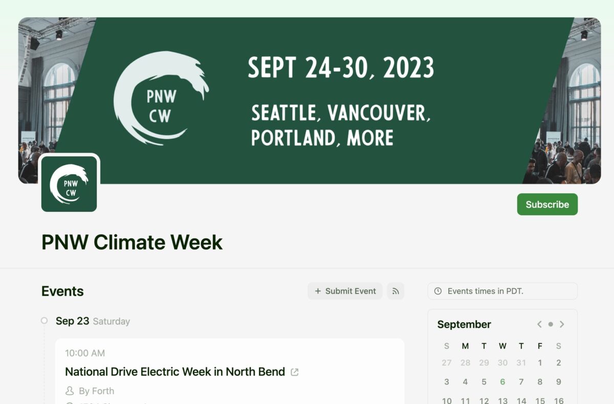 PNW Climate Week WBGC