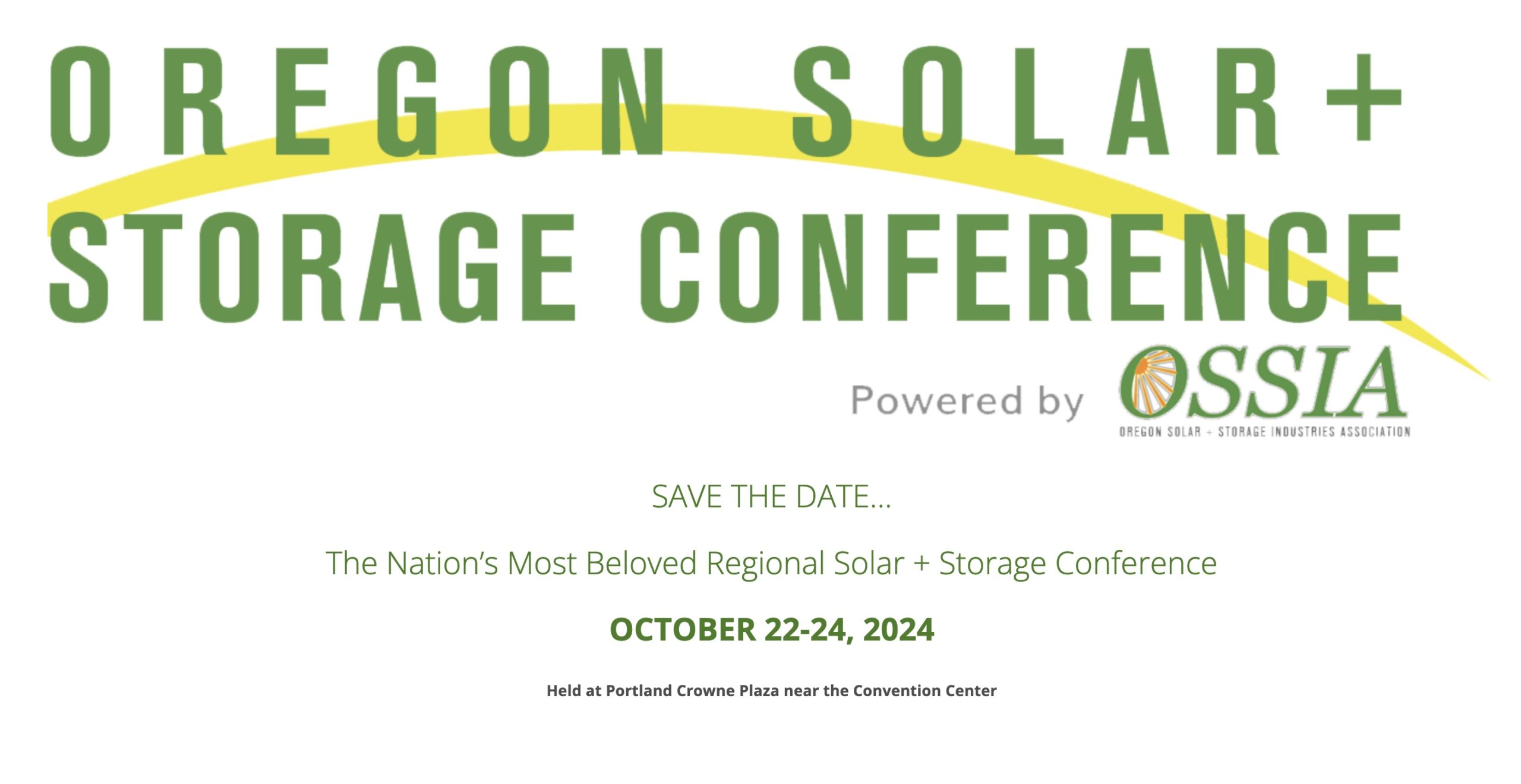 Oregon Solar + Storage Conference 2024