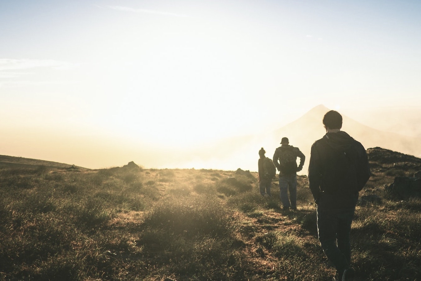 hiking outdoors